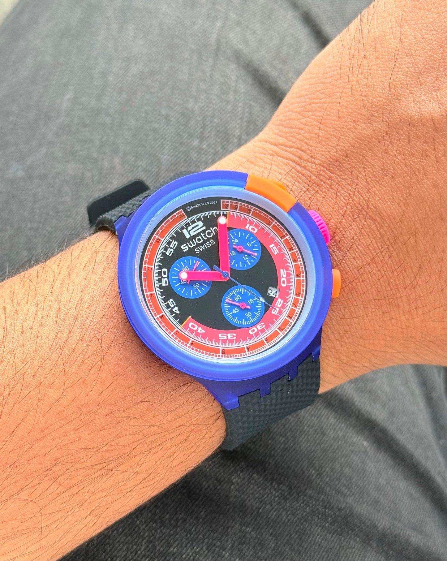 SWATCH NEON - Model No- SCJ101- Watch.