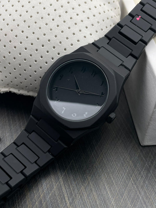 SABR- Arabic Black Dial Watch