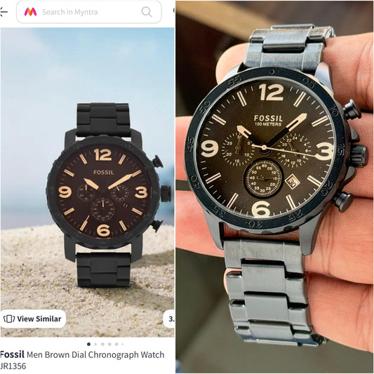 Fossil JR1356 Chronograph Black Watch