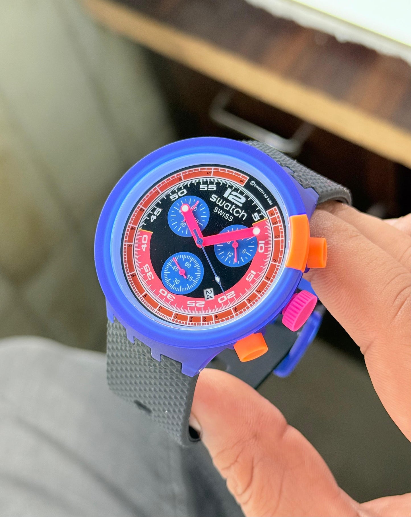 SWATCH NEON - Model No- SCJ101- Watch.