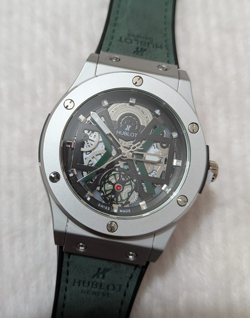 Hublot Lethar Belt Watch - Simple Elegant-1