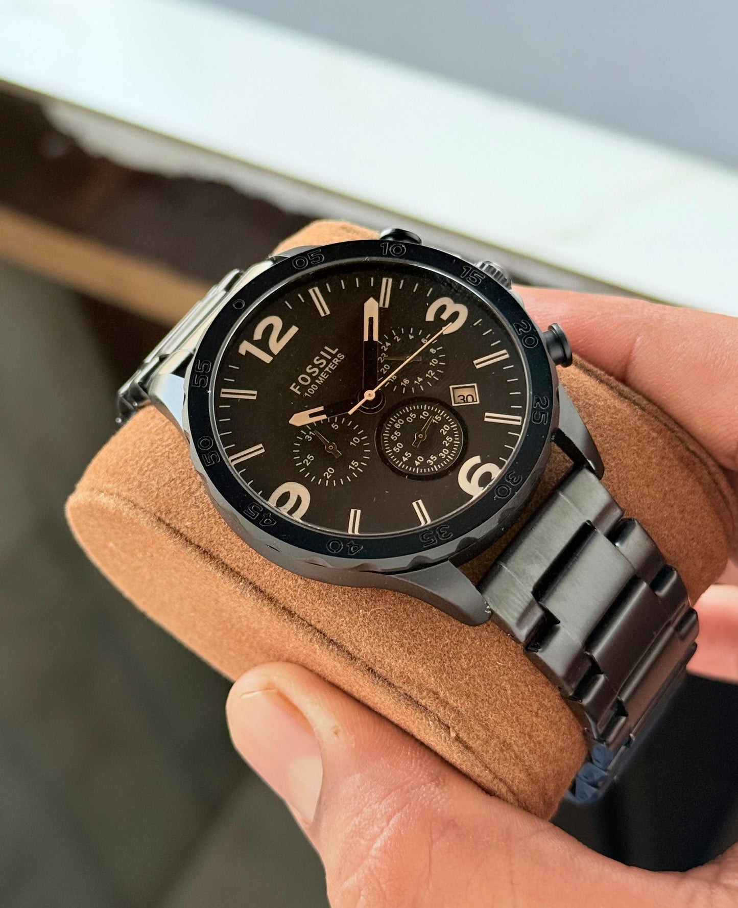 Fossil JR1356 Chronograph Black Watch