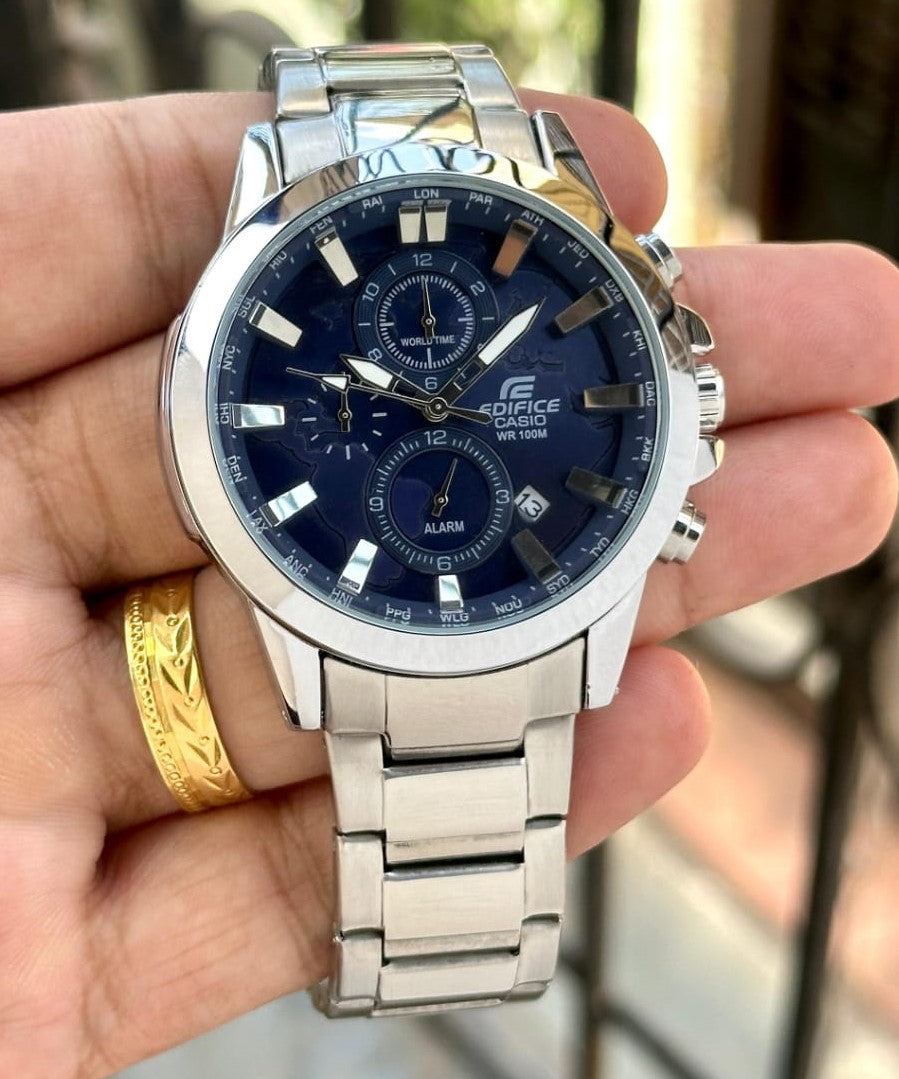 CASIO Edifice Men Luxury Watch EX314 ETD-310D-2AVUDF- Neavy Blue Dial.