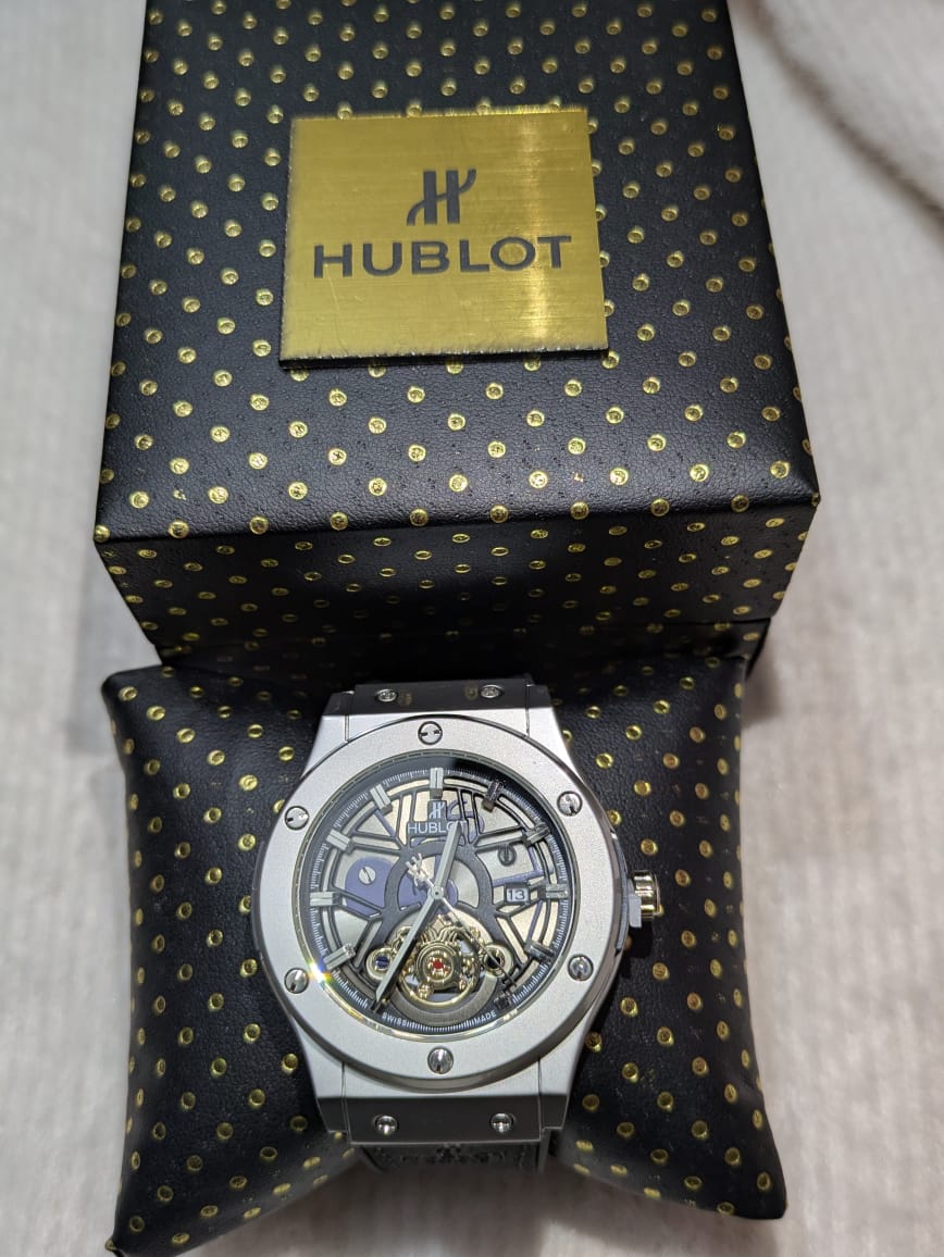 Hublot Lethar Belt Watch Simple Elegant-2