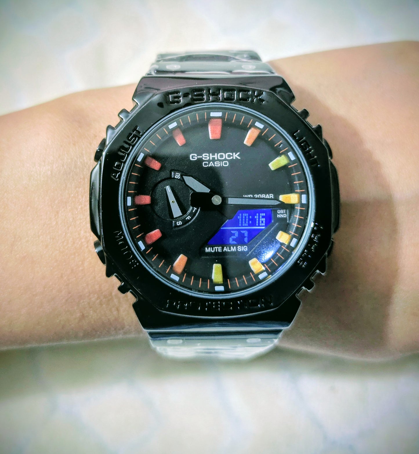Erawrist Shck Black Analog-Digital Watch GM