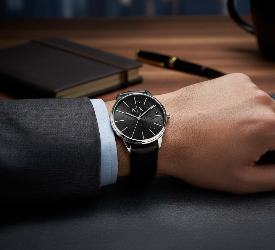 Armani Exchange Analog Black Men Watch AX2703